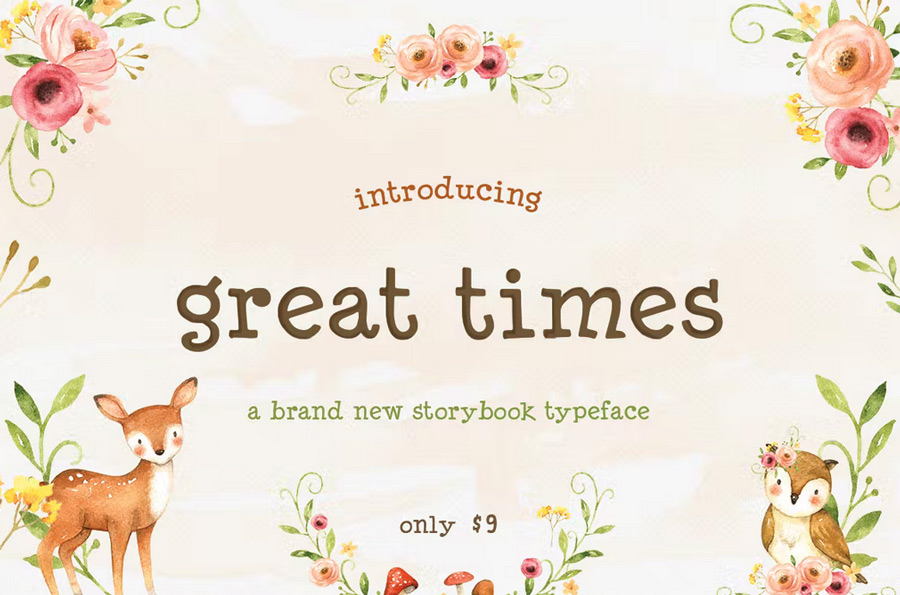 Great Times Font (premium)