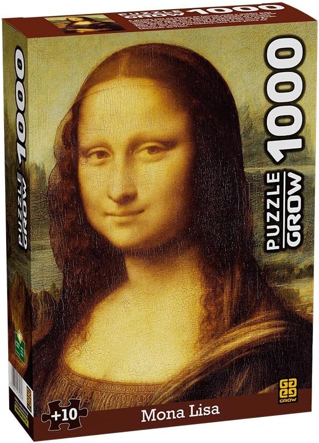 Leonardo DaVinci: Monalisa - Quebra Cabeça 1000 Peças