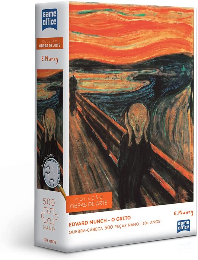 Edvard Munch: O Grito - Quebra-cabeça 500 peças nano