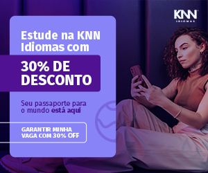 Estude na KNN Idiomas com 30% OFF