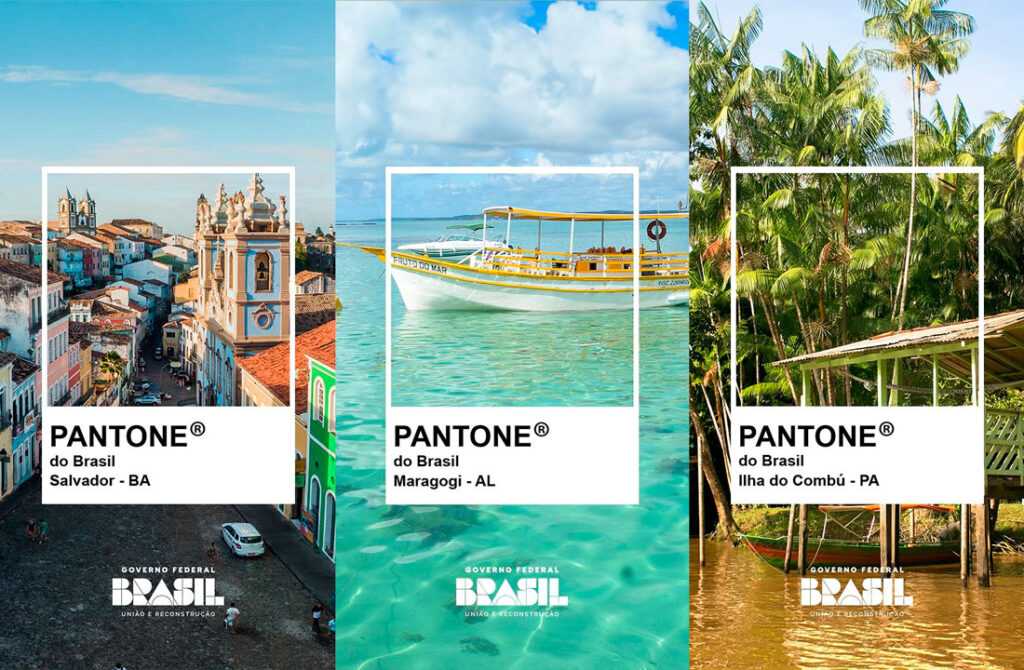 Governo divulga paleta Pantone com cores e paisagens brasileiras